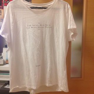 ザラ(ZARA)の白 Tシャツ(Tシャツ(半袖/袖なし))