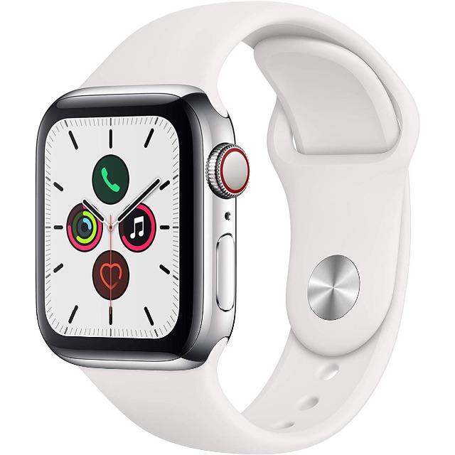 Apple(アップル)の【44mm・ステンレスケース】GPS+Cellularモデル｟Series５｠ メンズの時計(腕時計(デジタル))の商品写真