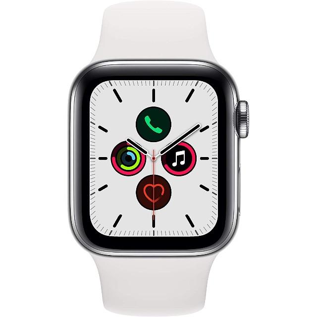 Apple(アップル)の【44mm・ステンレスケース】GPS+Cellularモデル｟Series５｠ メンズの時計(腕時計(デジタル))の商品写真