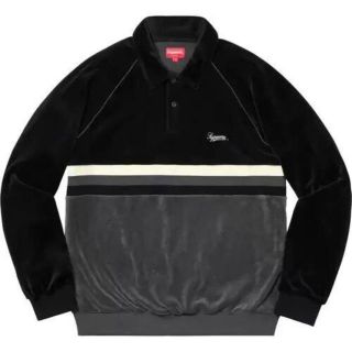 シュプリーム(Supreme)のSupreme Stripe Velour Raglan シュプリーム(ポロシャツ)