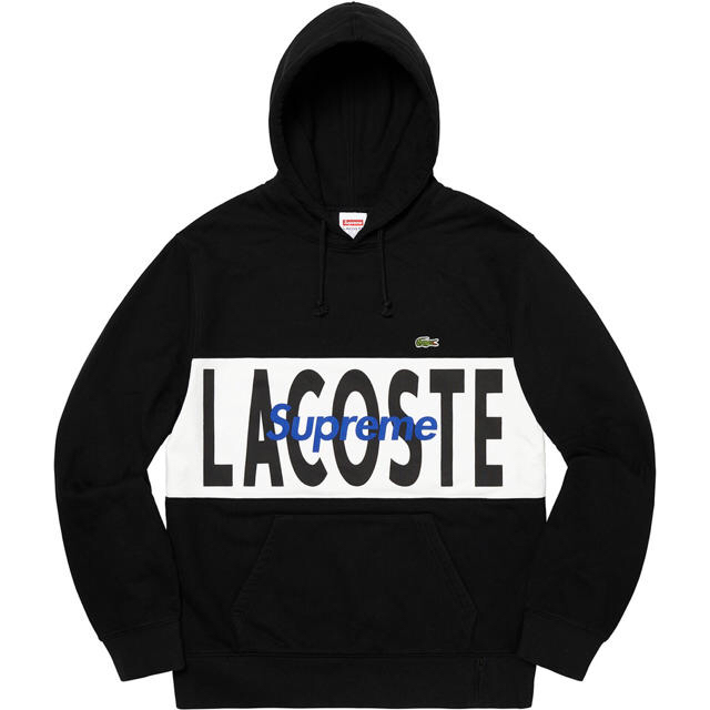 Supreme/LACOSTELogoPanelHoodedSweatshirt