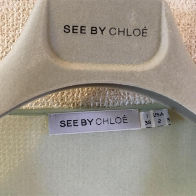 SEE BY CHLOE(シーバイクロエ)のSEE BY CHLOE  シルクブラウス  美品 レディースのトップス(シャツ/ブラウス(長袖/七分))の商品写真