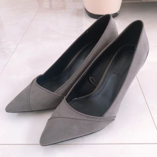 ザラ(ZARA)のZARA グレーパンプス35(ハイヒール/パンプス)