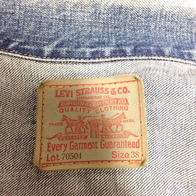 Levi's(リーバイス)のLEVI’SヴィンテージGジャン レディースのジャケット/アウター(Gジャン/デニムジャケット)の商品写真