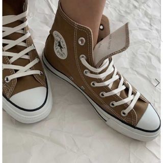 コンバース(CONVERSE)のコンバースハイカットスニーカーbrown(スニーカー)