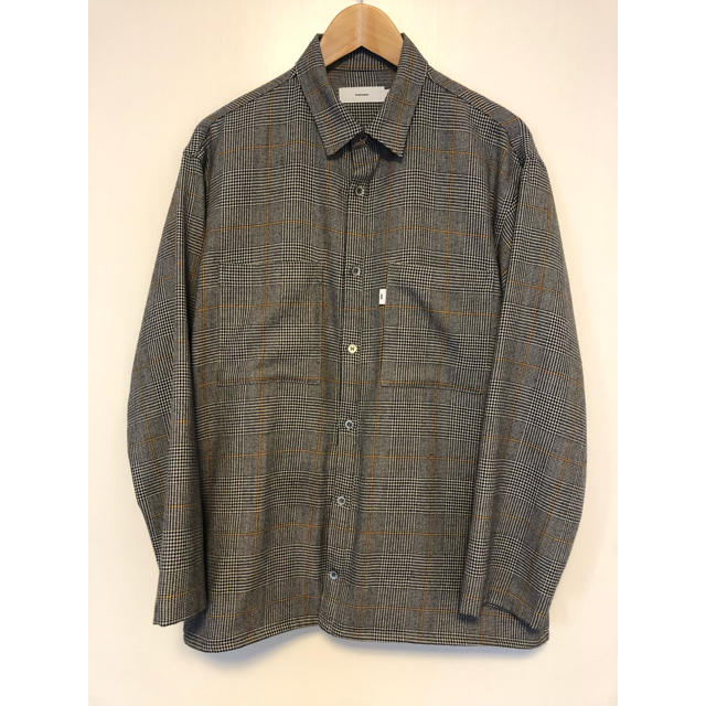 【graphpaper】Glencheck Wool L/S Box Shirt