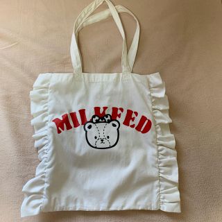 ミルクフェド(MILKFED.)のmilkfed×キティちゃんコラボ フリルトートバッグ(トートバッグ)