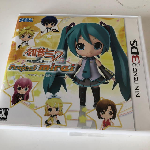 SEGA(セガ)の初音ミク and Future Stars Project mirai 通常版 エンタメ/ホビーのゲームソフト/ゲーム機本体(携帯用ゲームソフト)の商品写真