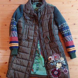 デシグアル(DESIGUAL)のDESIGUAL カーキ色のロングコート(ロングコート)