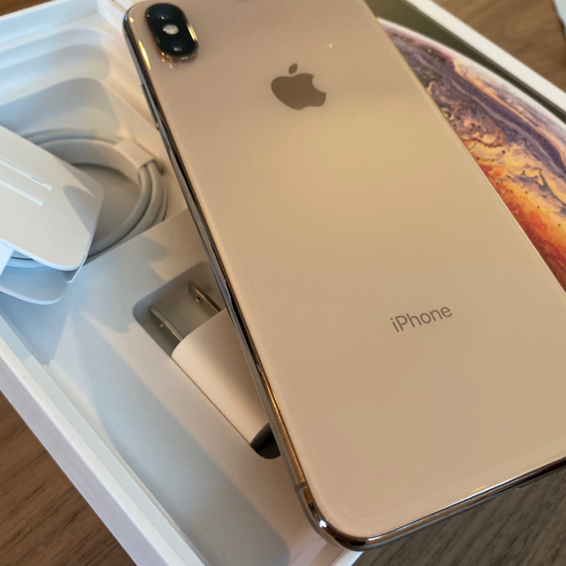 スマートフォン本体【美品】iPhone Xs Gold ゴールド　256 GB SIMフリー