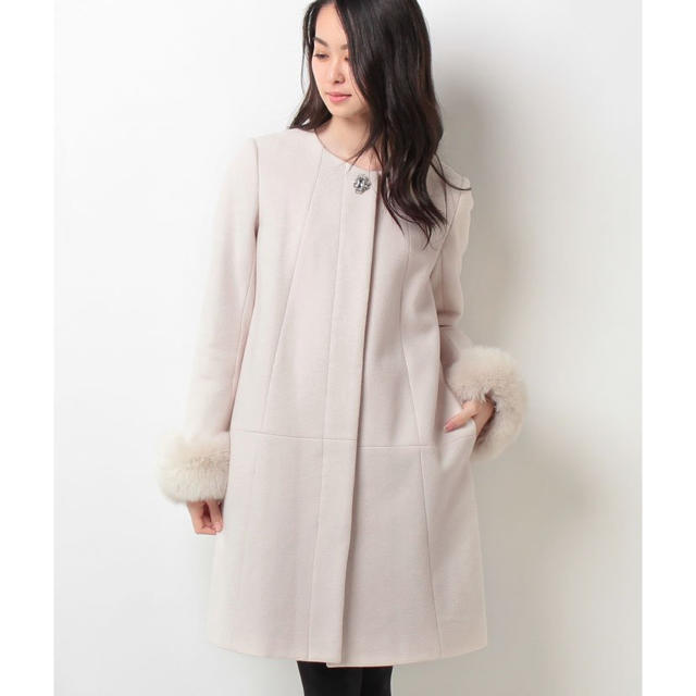 のボタンの LAISSE レッセ❤アンゴラコートの通販 by 可愛いものだけ