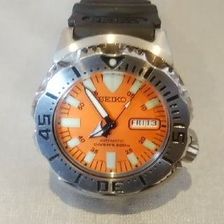 セイコー(SEIKO)のセイコー　ダイバー　オレンジモンスター(腕時計(アナログ))