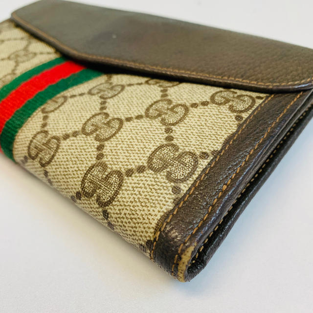 オールドグッチ GUCCI 長財布 シェリーライン オールドグッチ GUCCI 長財布 シェリーライン