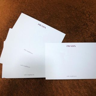 プラダ(PRADA)のPRADA ポスターカード ギフト カード 4枚セット(カード/レター/ラッピング)