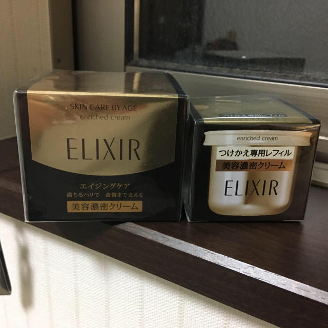 ELIXIR(エリクシール)のエリクシール エンリッチドクリーム＋レフィル コスメ/美容のスキンケア/基礎化粧品(美容液)の商品写真