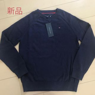 トミーヒルフィガー(TOMMY HILFIGER)の新品タグ付 TOMMY HILFIGER コットンセーター L 12 (150)(ニット)