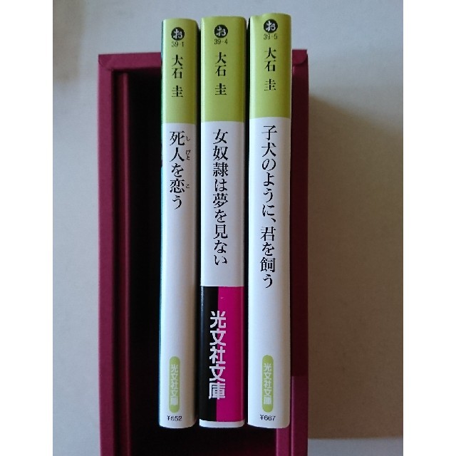 大石圭3冊set【子犬のように、君を飼う】【死人を恋う】【女奴隷は夢を見ない】 エンタメ/ホビーの本(文学/小説)の商品写真