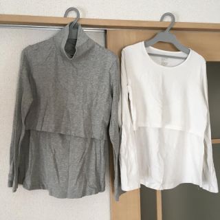 ムジルシリョウヒン(MUJI (無印良品))の無印良品 ★ 授乳服 長袖 セット(マタニティトップス)