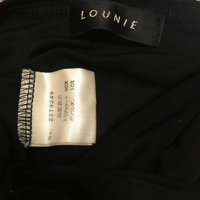 LOUNIE(ルーニィ)のLOUNIE☆とろみカシュクールカットソー☆黒☆ レディースのトップス(カットソー(長袖/七分))の商品写真