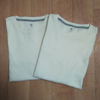 ユニクロ(UNIQLO)のソフトタッチクルーネックT  2枚　160(Tシャツ/カットソー)