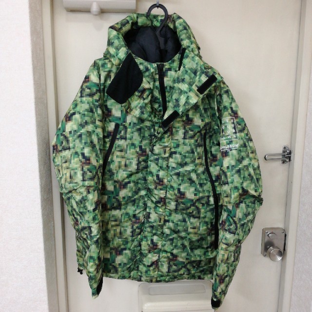 APPLEBUM(アップルバム)のpixel inner cottonHood jacket  メンズのジャケット/アウター(ダウンジャケット)の商品写真