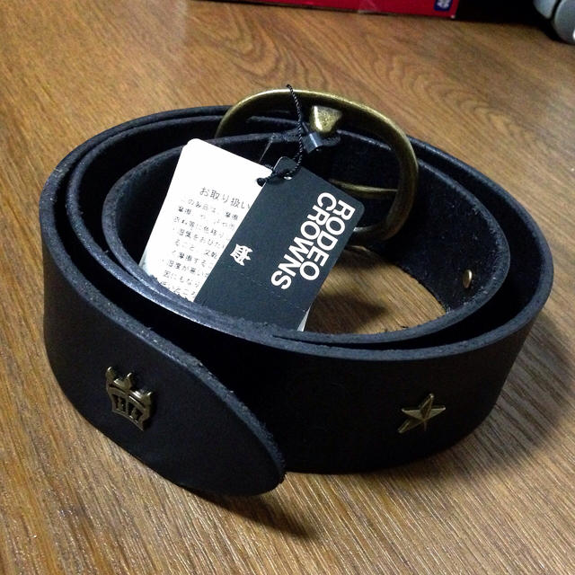 RODEO CROWNS(ロデオクラウンズ)のロデオスタースタッズベルト レディースのファッション小物(ベルト)の商品写真