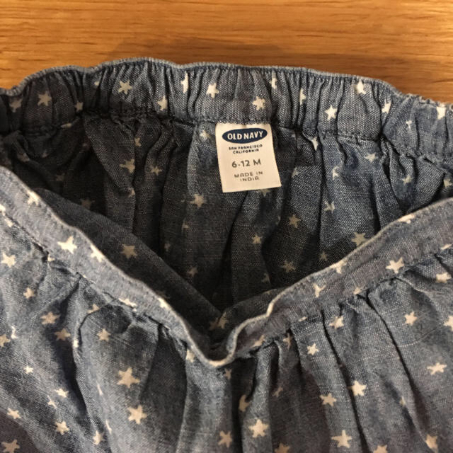 Old Navy(オールドネイビー)のOLD NAVY  6-12M 星柄スカート キッズ/ベビー/マタニティのベビー服(~85cm)(スカート)の商品写真