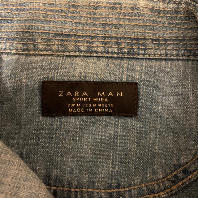 ZARA(ザラ)のZARA MAN デニムシャツ メンズのトップス(シャツ)の商品写真