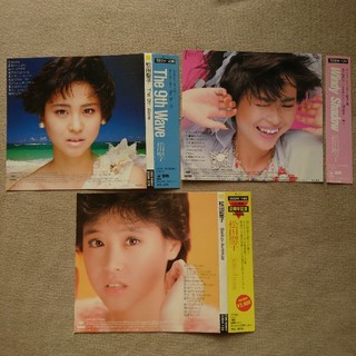 松田聖子さん、CD帯のみ 3種セット(アイドルグッズ)
