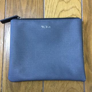 デルタ(DELTA)のデルタ TUMI コラボポーチ グレー×黒(ノベルティグッズ)