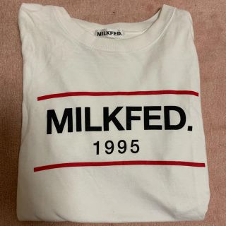 ミルクフェド(MILKFED.)のTシャツ ミルクフェド MILKFED. MILKFED milk 半袖 ミルク(Tシャツ(半袖/袖なし))