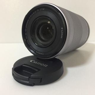 キヤノン(Canon)の新品 Canon キャノン 望遠ズームレンズ EF-M55-200 シルバー(レンズ(ズーム))