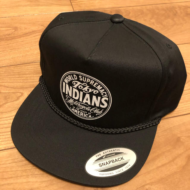 東京インディアンズ キャップ tokyo indians ブラック帽子