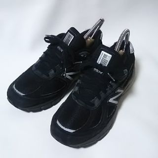 ニューバランス(New Balance)の
定3万！アメリカ製ビンテージ！ニューバランス990高級スニーカー黒銀24


(スニーカー)