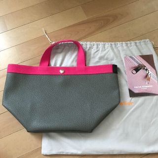 エルベシャプリエ(Herve Chapelier)のエルベシャプリエ  707GP グラニ フューシャ 美品(ハンドバッグ)