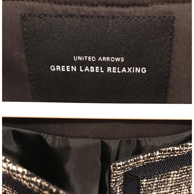 【GREEN LABEL RELAXING】ノーカラージャケット