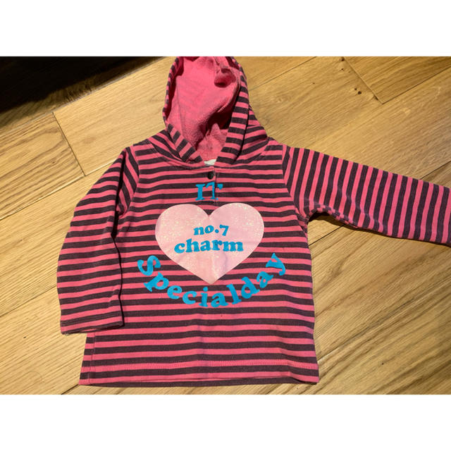 carter's(カーターズ)のパーカーとジャンバースカートセット キッズ/ベビー/マタニティのキッズ服女の子用(90cm~)(ワンピース)の商品写真