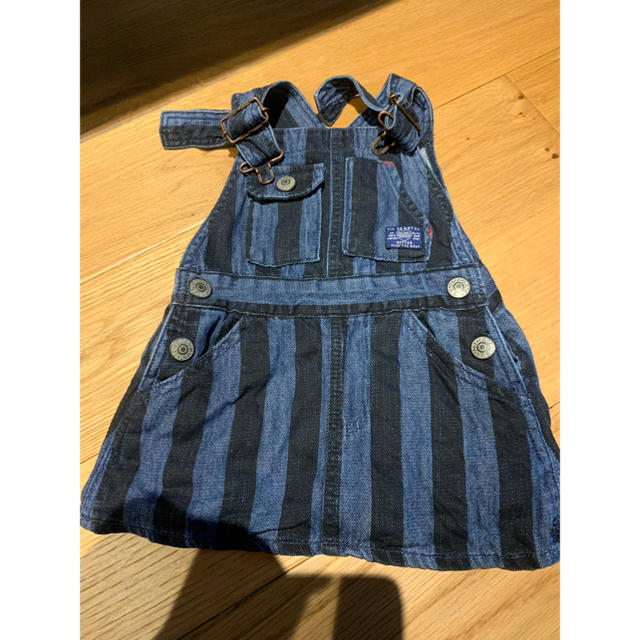 carter's(カーターズ)のパーカーとジャンバースカートセット キッズ/ベビー/マタニティのキッズ服女の子用(90cm~)(ワンピース)の商品写真