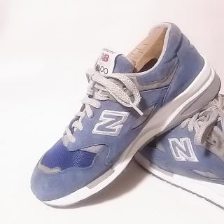 ニューバランス(New Balance)の
定2万限定!ニューバランス1600高級スニーカービンテージ青灰希少25.5

(スニーカー)