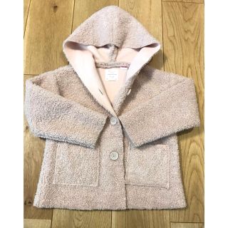 ザラキッズ(ZARA KIDS)のZara Kids フェイクレザージャケット ピンク 104cm(ジャケット/上着)