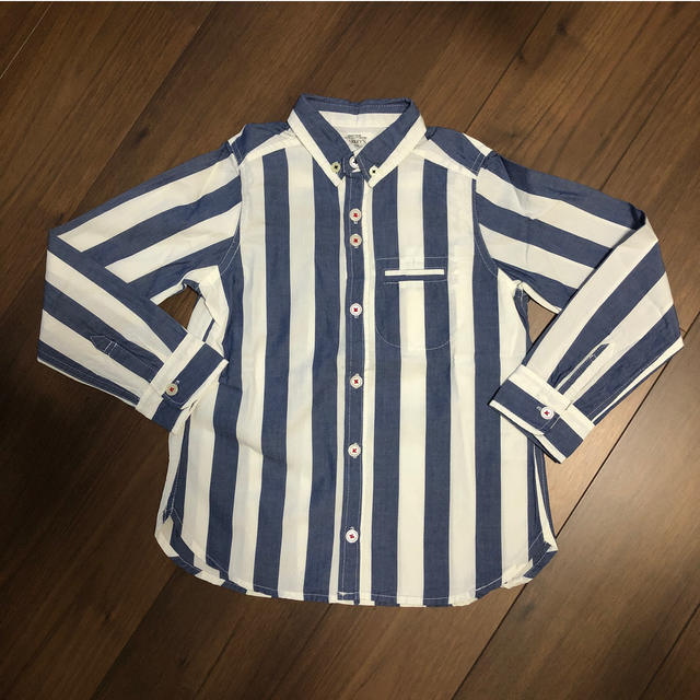 MARKEY'S(マーキーズ)の☆MARKEY'S ストライプシャツ☆ キッズ/ベビー/マタニティのキッズ服男の子用(90cm~)(ブラウス)の商品写真