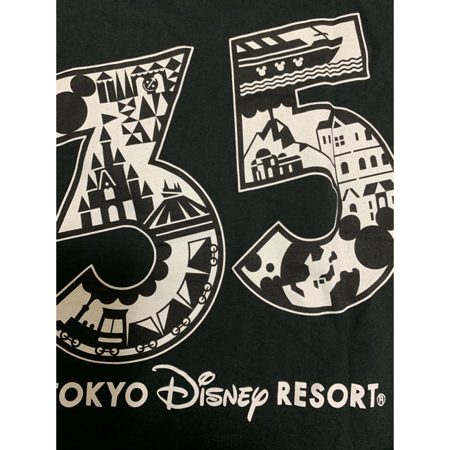 激レアSサイズ！adidas×東京ディズニーリゾート35周年記念Tシャツ黒