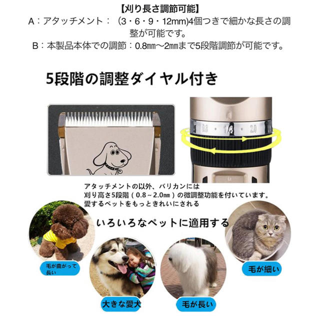【新品】ペット用バリカン その他のペット用品(小動物)の商品写真