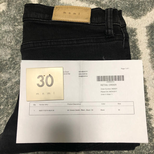 FEAR OF GOD(フィアオブゴッド)のmnml stretch denim M1 メンズのパンツ(デニム/ジーンズ)の商品写真