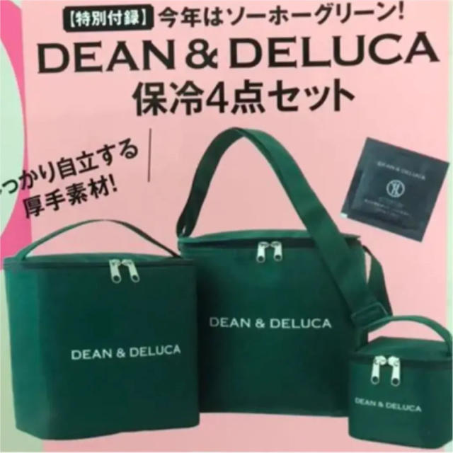 DEAN & DELUCA(ディーンアンドデルーカ)の【新品】DEAN & DELUCA  ディーン&デルーカ  保冷4点セット インテリア/住まい/日用品のキッチン/食器(弁当用品)の商品写真