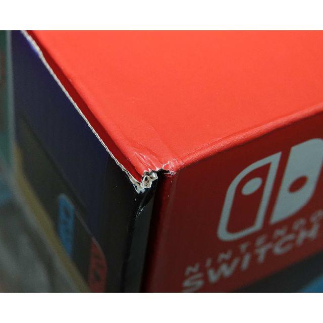 値下げ Nintendo Switch 新品未使用 旧モデル 若干箱潰れ ネオン