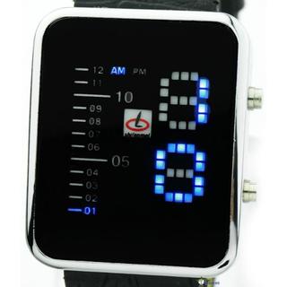 高級近未来デジタル　49 LED メンズ WATCH新品　PUレザー(腕時計(デジタル))