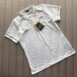 マリクレール(Marie Claire)の新品未使用OPSTゴルフ半袖ポロシャツLサイズ星柄(ポロシャツ)