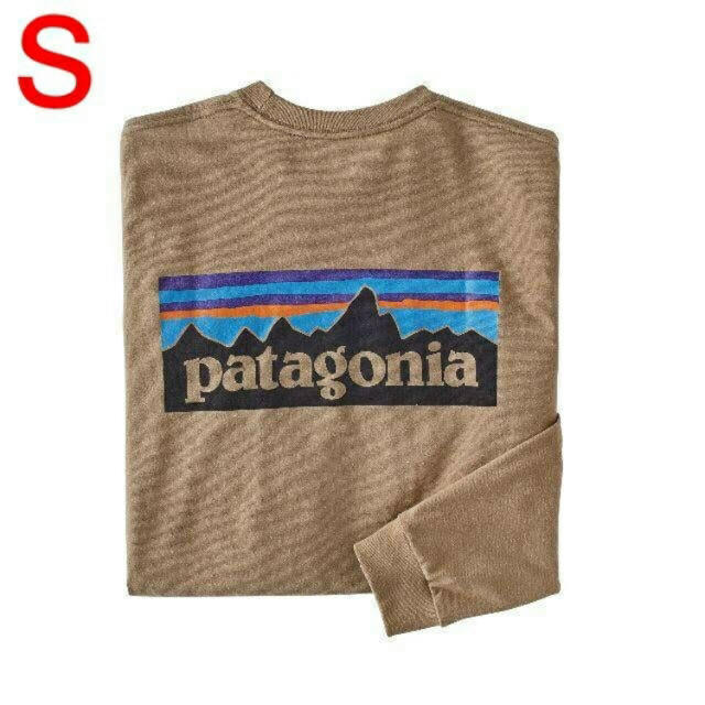 パタゴニア ロングtシャツ ベージュ sサイズ - Tシャツ/カットソー(七