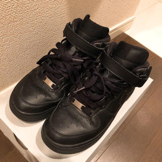 ナイキ(NIKE)の【 NIKE 】AIRFORCE1 ブラック(スニーカー)